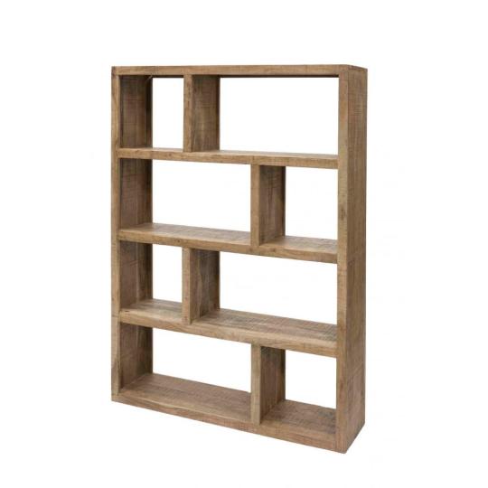 polica na knihy masivne drevo nabytok masivny specialne usporiadanie skrin loft industrialne priemyselne country vintage styl obyvacka spalna detska izba nabytok lameridiana bytovy dizajn novita.jpg